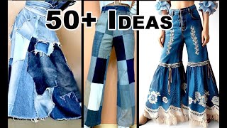 50+ Unique Ideas to Upcycle Jeans & Sew Denim Projects