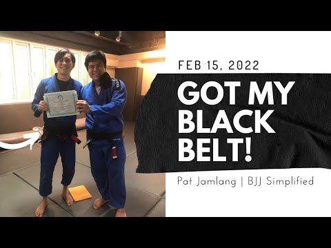 Black Belt Promotion | BJJ Simplified | Pat Jamlang
