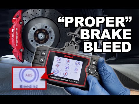 Avoid Blind Maintenance! Jet Fuel Only Demos iCarsoft: The Necessity of Deeply Bleeding ABS on Porsche