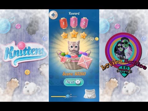 Knittens - Sweet Match 3 Puzzles & Adorable Kittens - Level 6 - 10 - Gameplay
