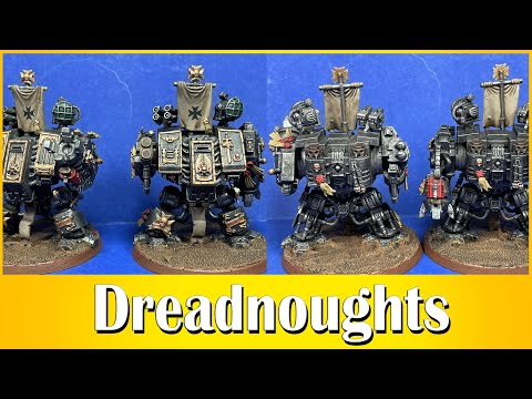 Joyful Painting - Black Templars - Dreadnoughts