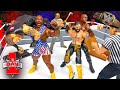 Big E Vs Lashley Vs Rollins Vs Owens WWE Title Action Figure Match WWE Day 1
