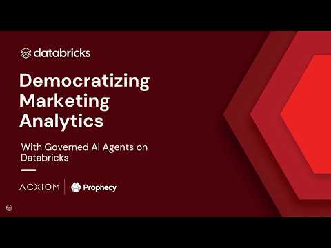 Watch: Sponsored by: Prophecy | From Weeks to Minutes: Democratizing Marketing Analytics