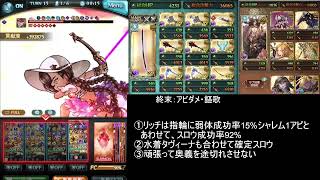 【グラブル】ベリアルHLソロ　闇剣豪 確定スロウ軸