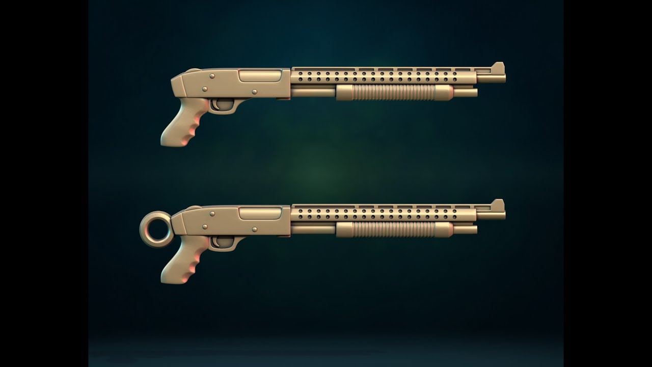Weapon IV and pendant 3D Print Model