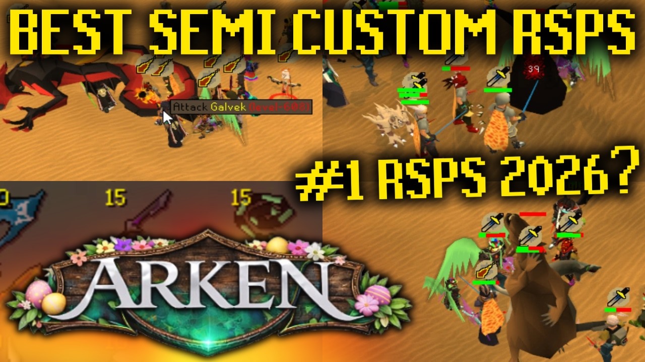 THIS IS MY FAVOURITE SEMI-CUSTOM RUNESCAPE PRIVATE SERVER OF 2026! ARKEN RSPS IS SO MUCH FUN!