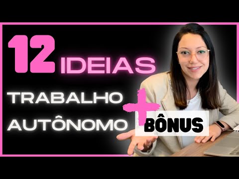 , title : '12 Ideias de Trabalho Autonômo para ganhar dinheiro | 8 IDEIAS BÔNUS