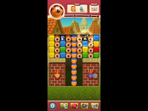 Toon Blast Level 2571 Gameplay - **Newest** 🐻⚔️🏆.