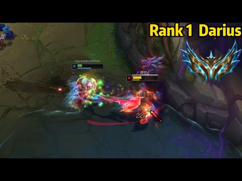 Rank 1 Darius: He Finally Reached KR Challenger with Darius!
