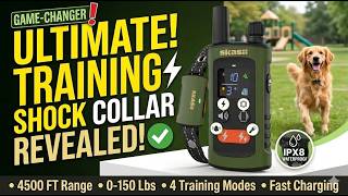 Dog Training Collar Review: 4500FT Range, IPX8 Waterproof e-Collar Skasii