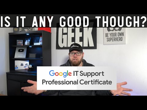 Part of a video titled Google IT Support Professional Certification - Is it Worth it? - YouTube