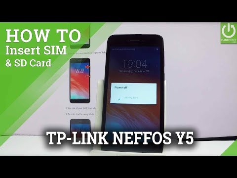 Insert SIM & SD in TP-LINK Neffos Y5 - Slot for SIM & SD / SIM Set Up