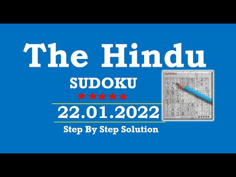 How to Solve 5 Star Hindu  Sudoku Jan 22, 2022 -  Step By Step Solution