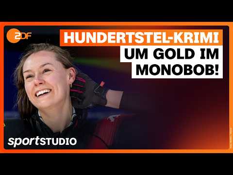 Laura Nolte gewinnt Silber im Monobob | Olympia Mailand Cortina 2026 | sportstudio