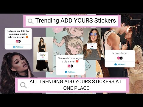 How to get trending Add Yours stickers on Instagram | Trending ADD YOURS story on Instagram