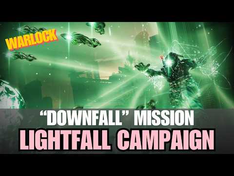 Solo Legendary "Downfall" Mission on Warlock - Solo Lightfall Campaign - Cutscenes [Destiny 2]