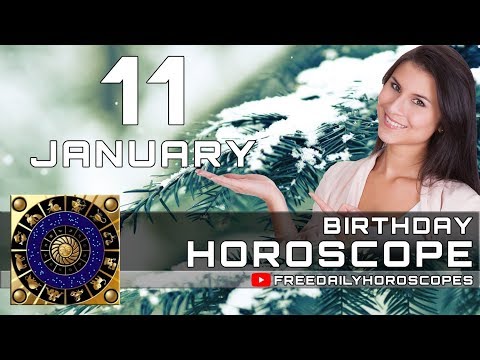 January 11 - Birthday Horoscope Personality