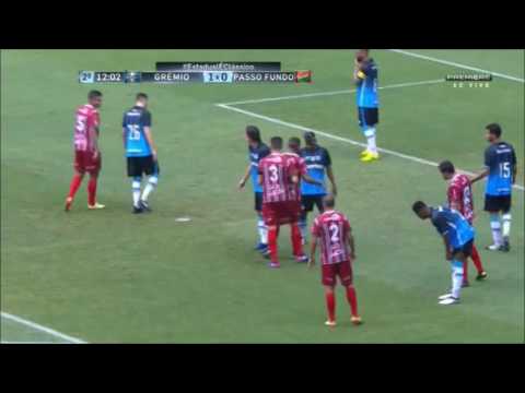 Grêmio 1x0 Passo Fundo 2 tempo gauchao 2017