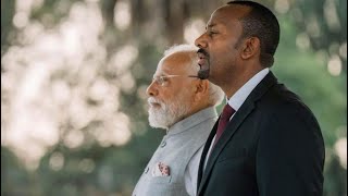 ጠቅላይ ሚኒስትር ዐቢይ አሕመድ (ዶ/ር) ለሕንድ  ጠቅላይ ሚኒስትር  በቤተ- መንግሥት ያደ?