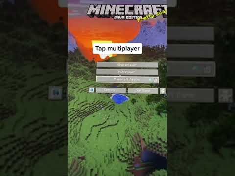 How to join the Minecraft 1.18 Earth Server Java Edition #shorts