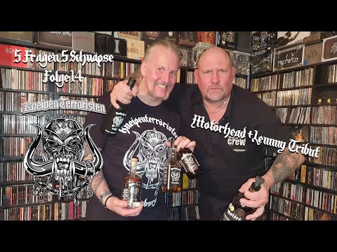 5 Fragen 5 Schnäpse Folge 14 - Motörhead + Lemmy Tribut !!!