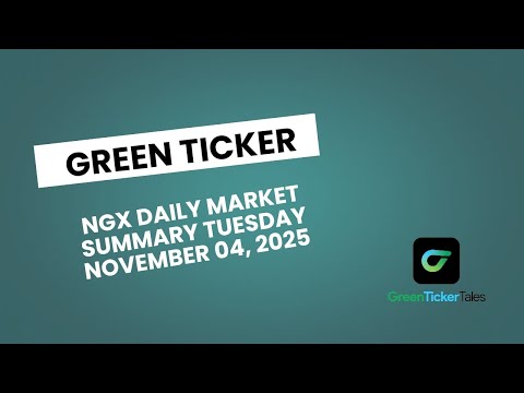 Greenticker NGX Daily Market Summary November 4, 2025