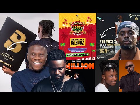 Sarkodie, Stonebwoy & Black Sherif Set New Record + Updates on Ghana Party In Park Festival