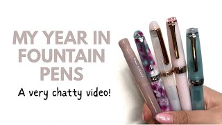 MY YEAR IN PENS 2025 // What pens did I acquire this year? Very chatty video! #fountainpen