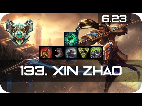 Xin Zhao Jungle vs Lee Sin Master Preseason 7 Season 7 s7 Patch 6.23 2017 Gameplay Guide Build