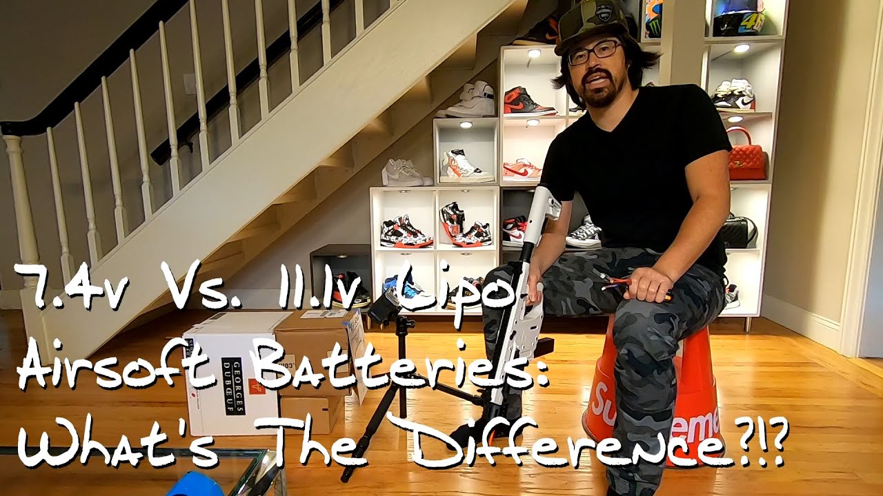 7.4v vs. 11.1v Lipo Airsoft Batteries: What's the difference?!?