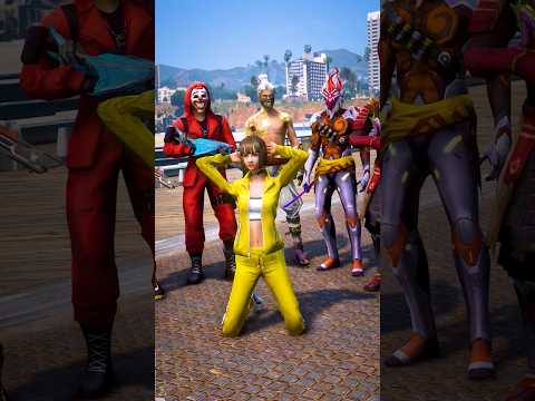 ADAM CHACHA SAVE KELLY FROM RED CRIMINALS GANG #ffshorts #freefire #adam #freefireclips