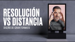 🤯Resoluciones, distancia y diseño en gran formato en Photoshop e Illustrator / M