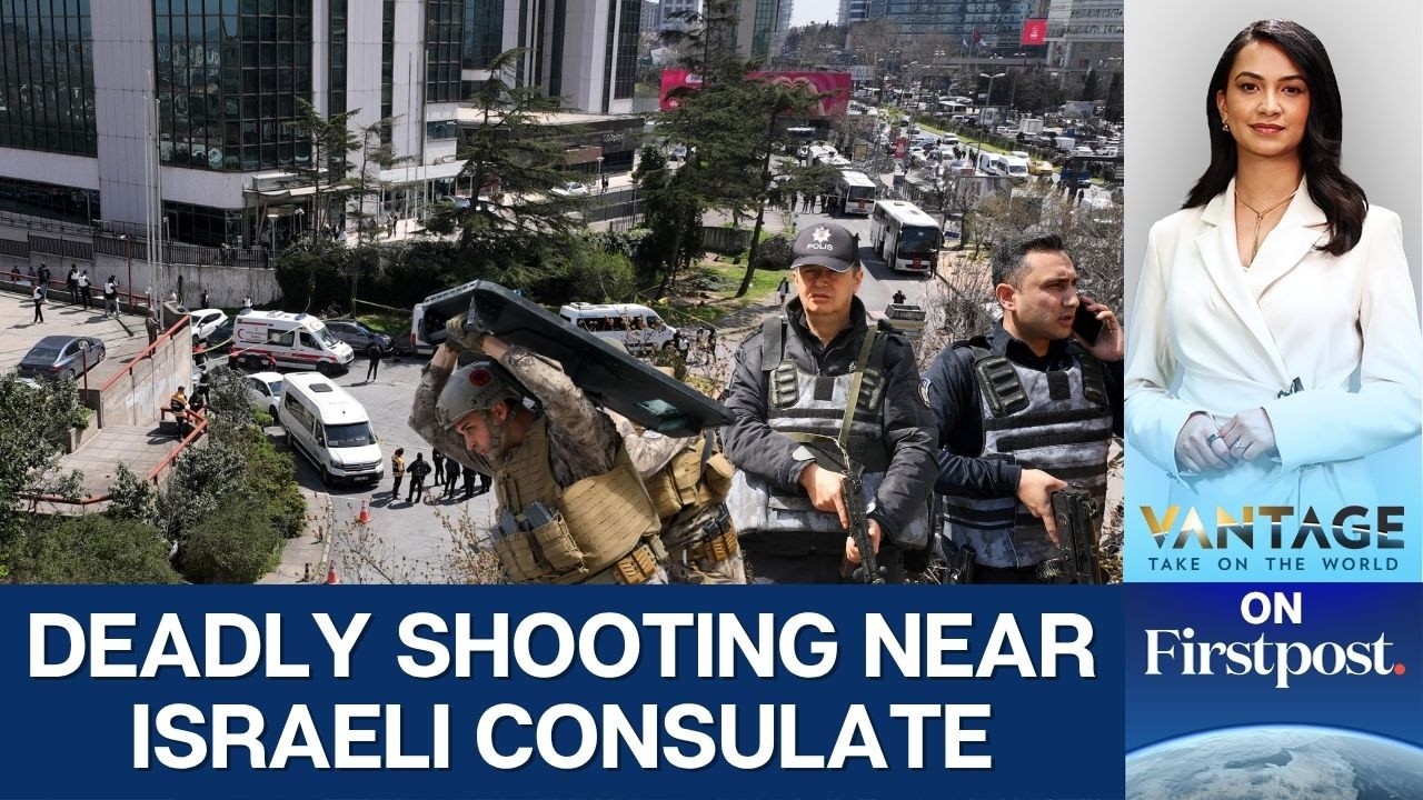 Gunfire Outside Israeli Consulate in Istanbul Leaves a Gunman Dead | Vantage on Firstpost | N18G