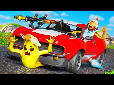 Hudson Plays Rockets Vs Cars in Fortnite