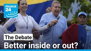 Better inside or out? Venezuela's opposition candidate flees to Spain • FRANCE 24 English