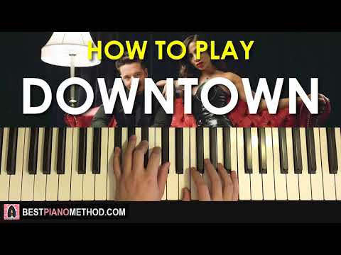 HOW TO PLAY - Anitta & J Balvin - Downtown (Piano Tutorial Lesson)