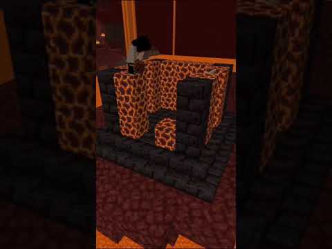 Demons Reacts - Minecraft Best Easy Nether 5×5 House | Minecraft Building hack #shorts