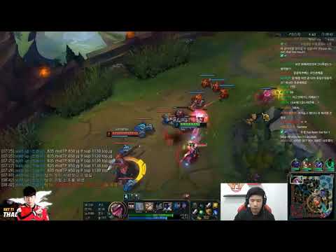 SKT Thal stream Fiora vs Sion, Feb 28, 2018