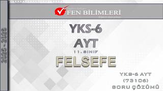 FELSEFE YKS 6 AYT (73106)