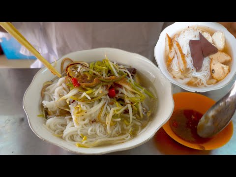 Num Banhjok Sroas - Fish Noodle Soup - $1.50 For A Bowl & $1 For Passion Juice