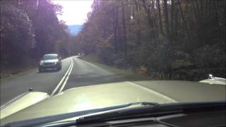 preview picture of video 'In 1964 Coupe DeVille on Blue Ridge Parkway Near Blowing Rock, NC - October 20, 2012'
