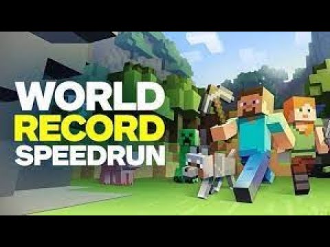 Insane! Minecraft set-seed speedrun on first try!