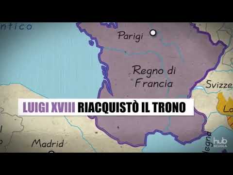Carta animata - L'Europa dopo il Congresso di Vienna