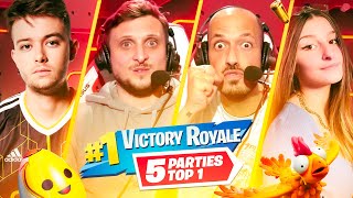 On enchaine les TOP 1 sur Fortnite avec Nikof et Kaatsup