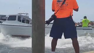 BOAT_DOCKING CONTEST Short #boatdockingcontest #chesapekecowboys