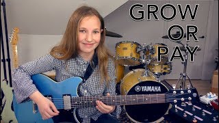 D-A-D Grow Or Pay (guitar cover practice)