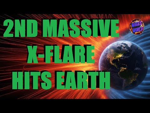 X8 SOLAR FLARE JUST HIT EARTH 2ND ONE TODAY MORE LIKELY