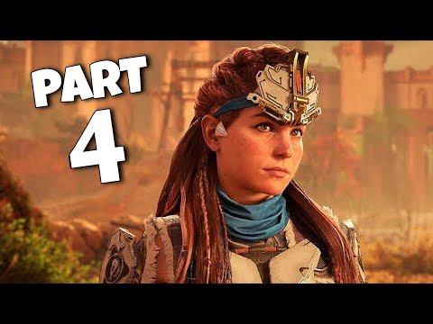 HORIZON FORBIDDEN WEST PS4 Slim Walkthrough Gameplay Part 4 - TITLE (FULL GAME)