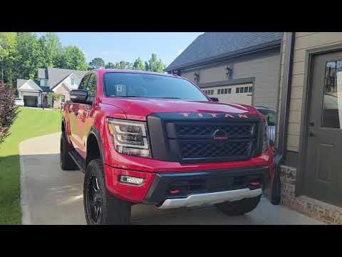 Nissan Titan Pro 4X Pickup 4WD 6 inch Rough Country lift do you have to cut Fender area 35 tires
