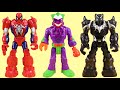 Ultimate Superhero Team Hulk Robot Battle | Thanos Family | Batman Adventure